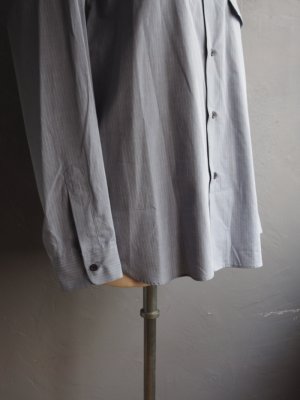 画像13: Still By Hand(スティルバイハンド) オーバーサイズストライプシャツ ブルーストライプ