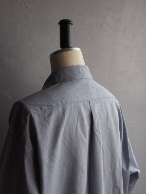 画像18: Still By Hand(スティルバイハンド) オーバーサイズストライプシャツ ブルーストライプ