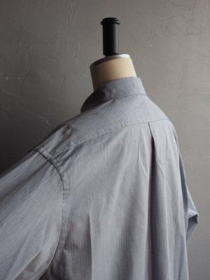 画像19: Still By Hand(スティルバイハンド) オーバーサイズストライプシャツ ブルーストライプ