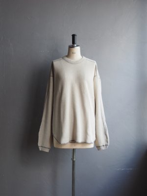 画像1: ENDS and MEANS(エンズアンドミーンズ) Waffle Thermal L/S Tee オートミール