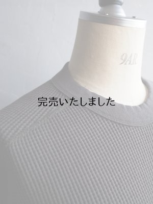 画像8: ENDS and MEANS(エンズアンドミーンズ) Waffle Thermal L/S Tee チャコール