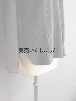 画像10: ENDS and MEANS(エンズアンドミーンズ) Waffle Thermal L/S Tee チャコール