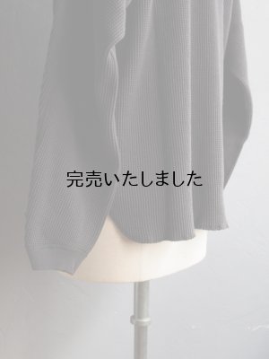 画像17: ENDS and MEANS(エンズアンドミーンズ) Waffle Thermal L/S Tee チャコール