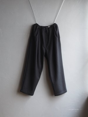 画像4: Still By Hand(スティルバイハンド)ウールジャージーイージーパンツ チャコール