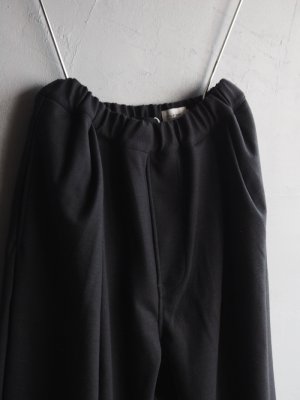 画像6: Still By Hand(スティルバイハンド)ウールジャージーイージーパンツ チャコール
