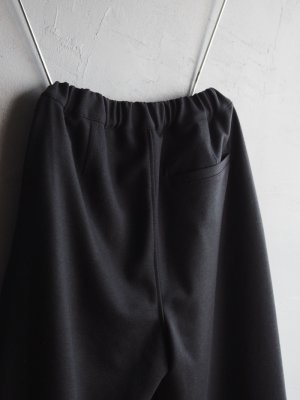 画像13: Still By Hand(スティルバイハンド)ウールジャージーイージーパンツ チャコール