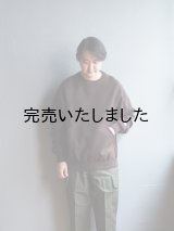 ENDS and MEANS(エンズアンドミーンズ) Crew Neck Sweat  ダークチョコレート