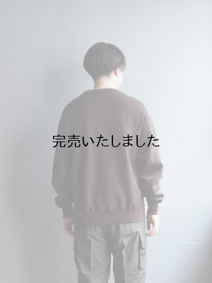 画像3: ENDS and MEANS(エンズアンドミーンズ) Crew Neck Sweat  ダークチョコレート