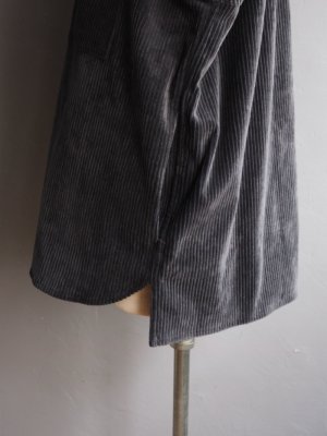 画像16: Still By Hand(スティルバイハンド) コーデュロイシャツブルゾン ブルーチャコール