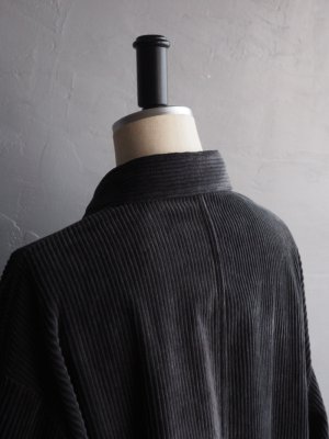 画像18: Still By Hand(スティルバイハンド) コーデュロイシャツブルゾン ブルーチャコール