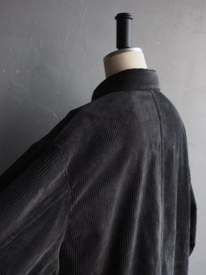 画像19: Still By Hand(スティルバイハンド) コーデュロイシャツブルゾン ブルーチャコール
