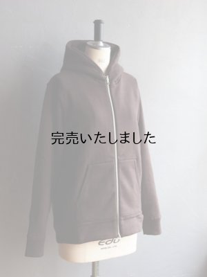 画像10: Still By Hand(スティルバイハンド) ジップパーカー ダークブラウン