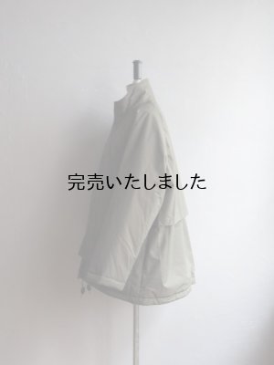 画像8: 【再入荷】Still By Hand(スティルバイハンド)スタンドカラーパデットハーフコート オリーブ