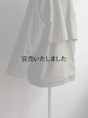 画像21: 【再入荷】Still By Hand(スティルバイハンド)スタンドカラーパデットハーフコート オリーブ