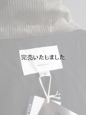 画像23: 【再入荷】Still By Hand(スティルバイハンド)スタンドカラーパデットハーフコート オリーブ