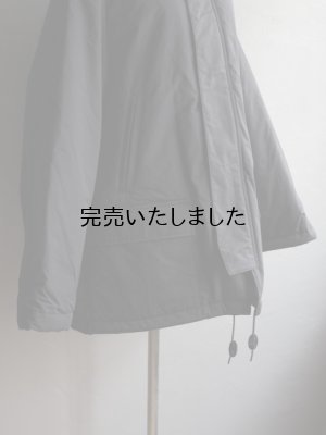 画像16: 【再入荷】Still By Hand(スティルバイハンド)スタンドカラーパデットハーフコート ブラック 
