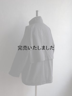 画像20: 【再入荷】Still By Hand(スティルバイハンド)スタンドカラーパデットハーフコート ブラック 
