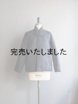 ASEEDONCLOUD(アシードンクラウド) Fog collector's blouse ネイビー(Sankayo embroidery quilt)