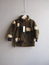 FARFIELD ORIGINAL(ファーフィールドオリジナル) CHILDS Jacket-キッズサイズフリースジャケット シープ&ラム オリーブ