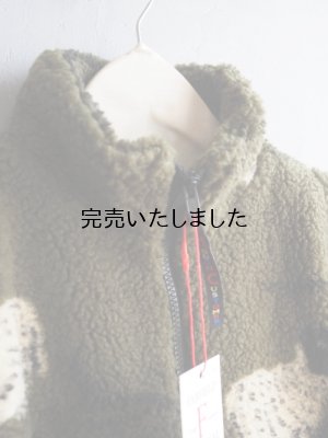 画像3: FARFIELD ORIGINAL(ファーフィールドオリジナル) CHILDS Jacket-キッズサイズフリースジャケット シープ&ラム オリーブ