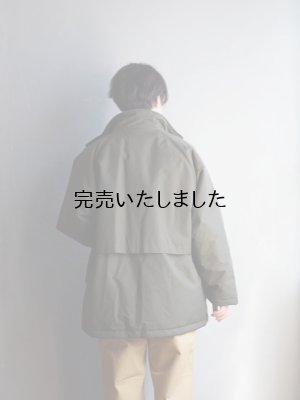 画像6: 【再入荷】Still By Hand(スティルバイハンド)スタンドカラーパデットハーフコート オリーブ