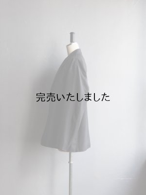 画像5: Still By Hand(スティルバイハンド) ウールナイロン2Bテーラードジャケット インクブラック