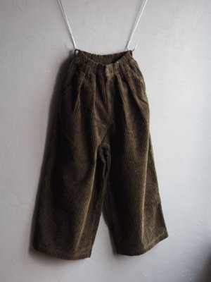画像2: HARVESTY(ハーベスティ) コーデュロイ サーカスバギーパンツ オリーブ