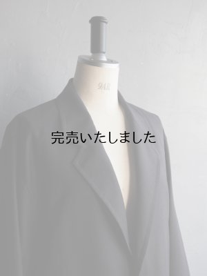 画像8: Still By Hand(スティルバイハンド) ウールナイロン2Bテーラードジャケット インクブラック