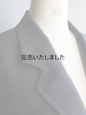 画像9: Still By Hand(スティルバイハンド) ウールナイロン2Bテーラードジャケット インクブラック