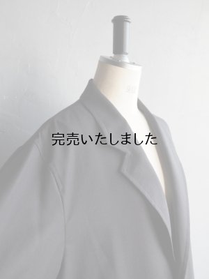 画像10: Still By Hand(スティルバイハンド) ウールナイロン2Bテーラードジャケット インクブラック