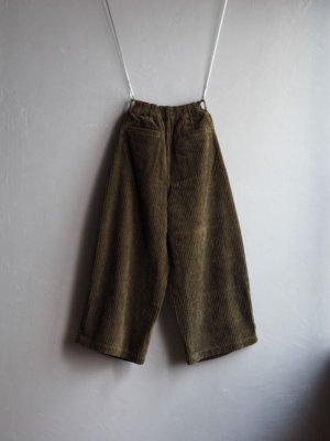 画像9: HARVESTY(ハーベスティ) コーデュロイ サーカスバギーパンツ オリーブ