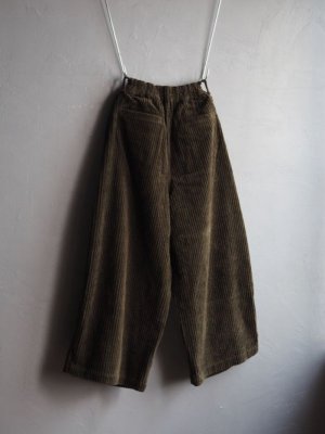 画像10: HARVESTY(ハーベスティ) コーデュロイ サーカスバギーパンツ オリーブ