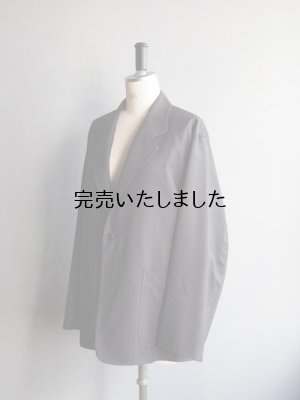 画像13: Still By Hand(スティルバイハンド) ウールナイロン2Bテーラードジャケット インクブラック