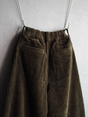 画像11: HARVESTY(ハーベスティ) コーデュロイ サーカスバギーパンツ オリーブ