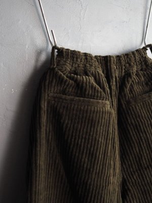 画像13: HARVESTY(ハーベスティ) コーデュロイ サーカスバギーパンツ オリーブ