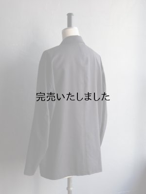 画像16: Still By Hand(スティルバイハンド) ウールナイロン2Bテーラードジャケット インクブラック