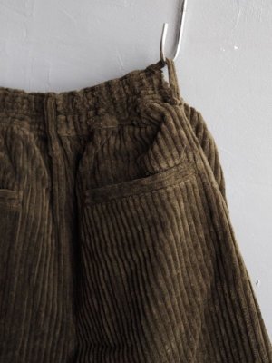 画像14: HARVESTY(ハーベスティ) コーデュロイ サーカスバギーパンツ オリーブ