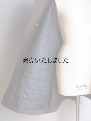 画像23: Still By Hand(スティルバイハンド) シンサレートキルトフードコート ブラウン