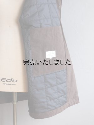 画像25: Still By Hand(スティルバイハンド) シンサレートキルトフードコート ブラウン