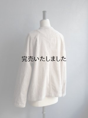 画像12: HARVESTY(ハーベスティー) コーデュロイアトリエジャケット アイボリー
