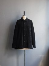 Still By Hand(スティルバイハンド) コーデュロイシャツブルゾン ブラック