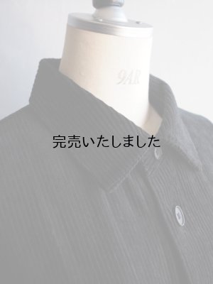 画像8: Still By Hand(スティルバイハンド) コーデュロイシャツブルゾン ブラック