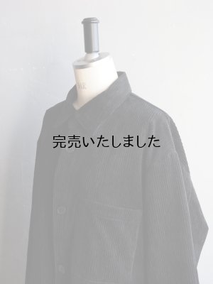 画像11: Still By Hand(スティルバイハンド) コーデュロイシャツブルゾン ブラック