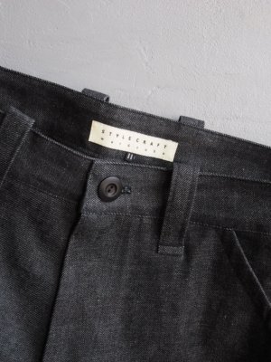 画像20: Style Craft Wardrobe(スタイルクラフトワードローブ) PANTS #7 12oz denim ブラックデニム