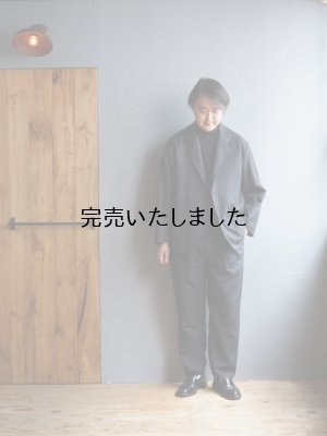 画像24: Still By Hand(スティルバイハンド) ウールナイロン2Bテーラードジャケット インクブラック