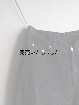 画像4: alvana(アルヴァナ) CORDUROY DYLAN STRAIGHT PANTS - インクブラック