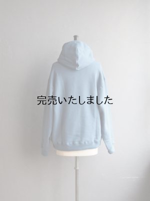 画像3: Still By Hand(スティルバイハンド) フードパーカー スモークブルー