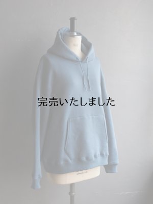 画像6: Still By Hand(スティルバイハンド) フードパーカー スモークブルー