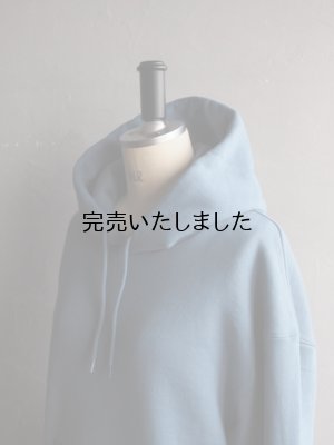 画像10: Still By Hand(スティルバイハンド) フードパーカー スモークブルー