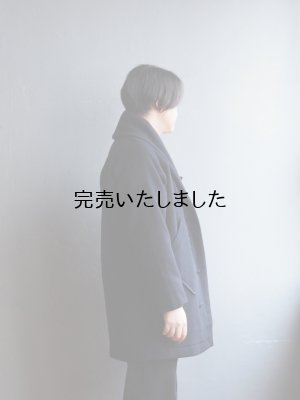 画像2: POSTALCO(ポスタルコ) カラーコート ソリッドウール-カラーコート ネイビー